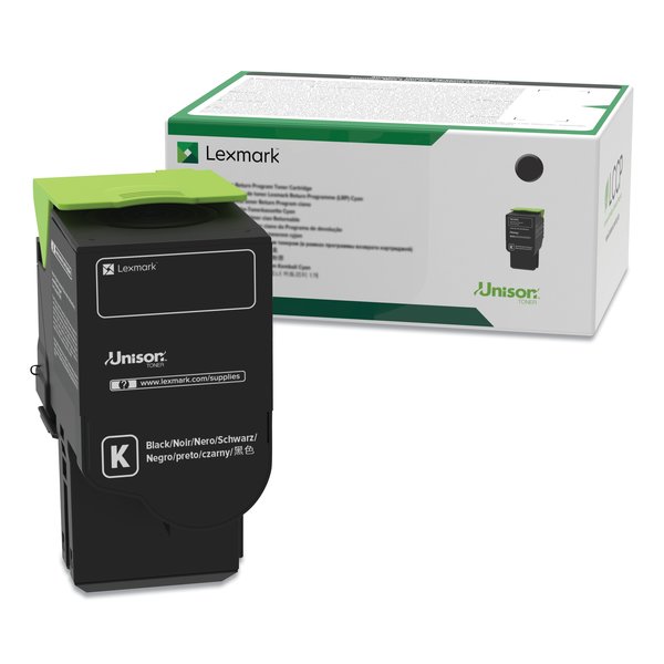 Lexmark Return Program Extra High-Yield Toner, 8,000 Page-Yield, Black, TAA Compliant 70C0XKG